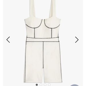 WeWoreWhat Corset Workout Bodysuit